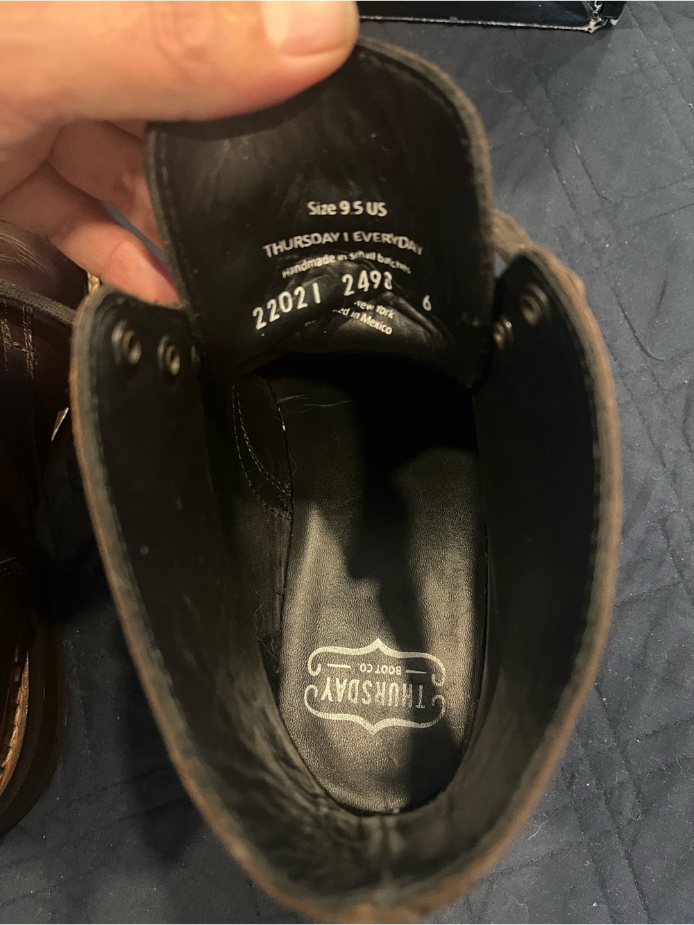 Thursday Boot Co. Captain Cap-Toe Boots - Dark Brown - Size 9.5 - EXCELLENT ! - Picture 12 of 14